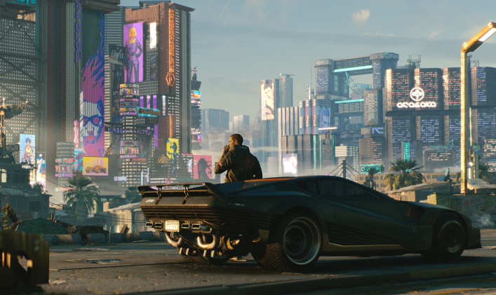 open world game Cyberpunk 2077
