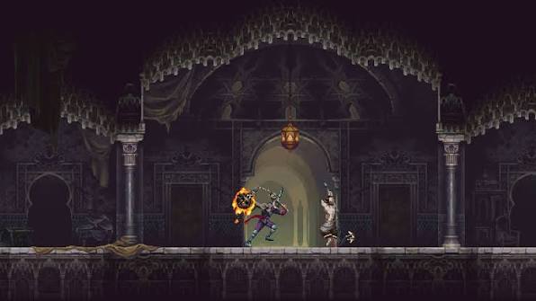 pixel art game Blasphemous 2