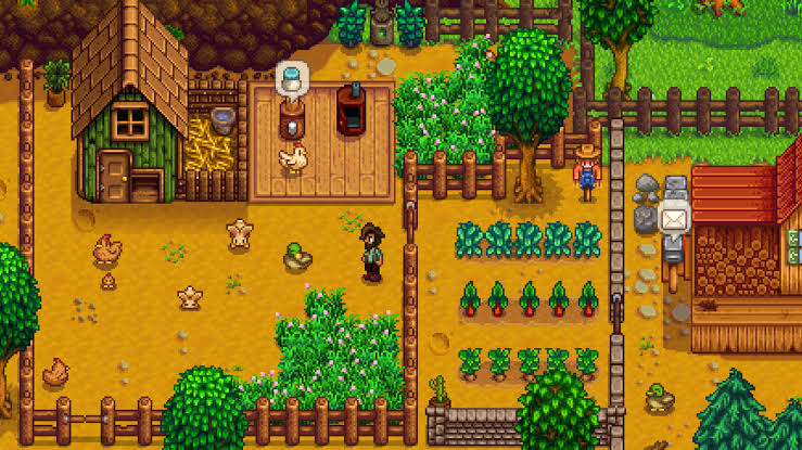 pixel art game Stardew Valley
