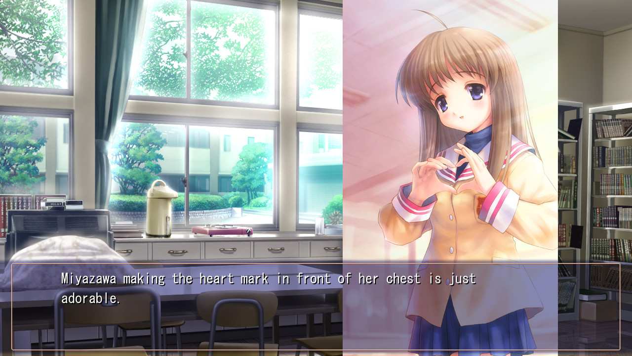visual novel game CLANNAD