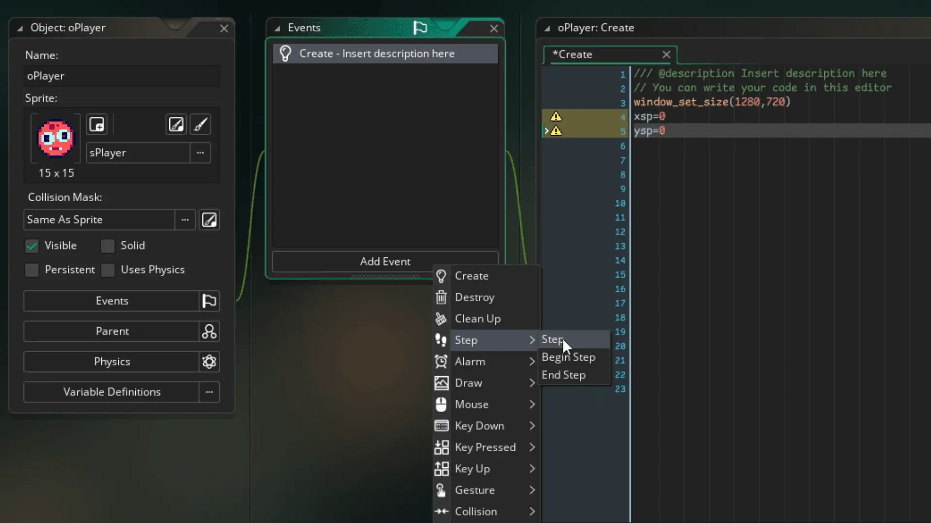 GDevelop alternative GameMaker 