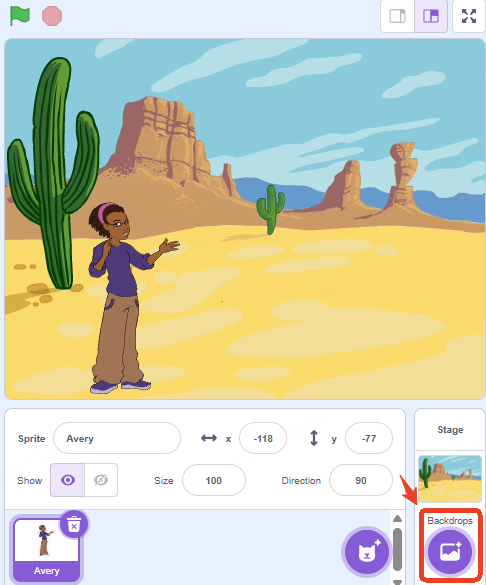 create platforms on Scratch