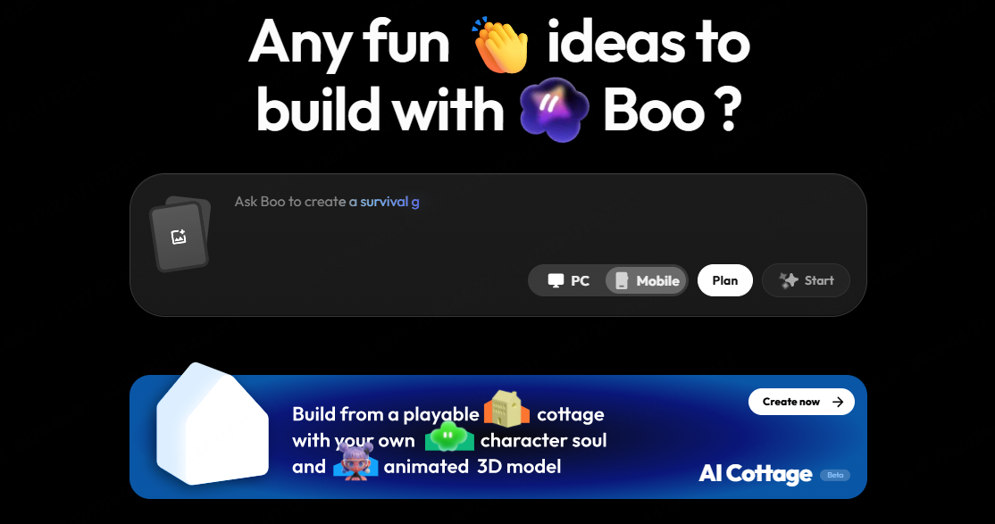 Combos AI create page