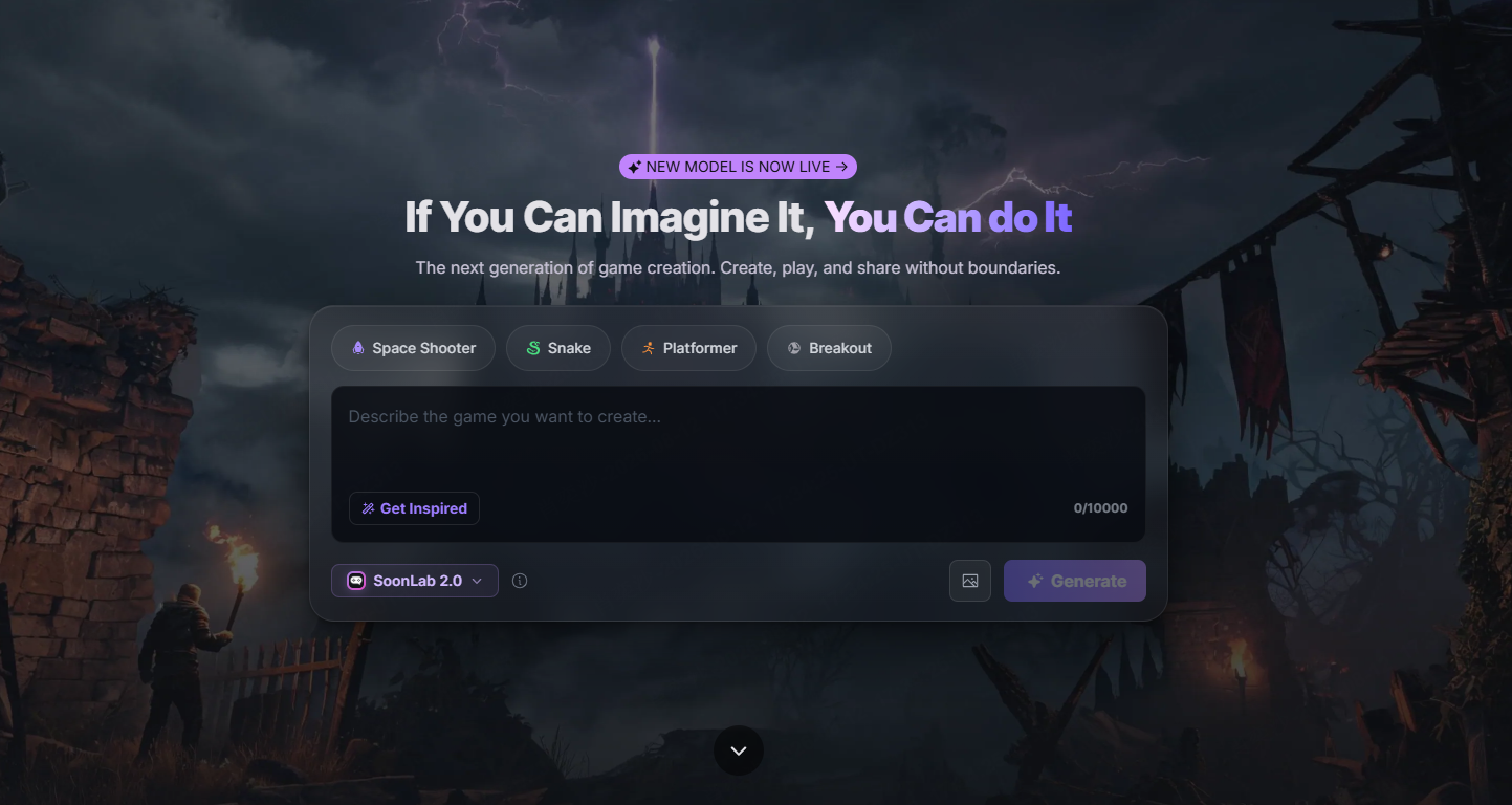 GDevelop alternative SoonLab
