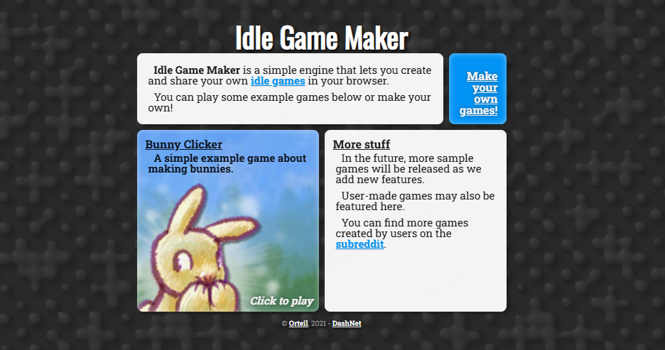 orteil idle game maker