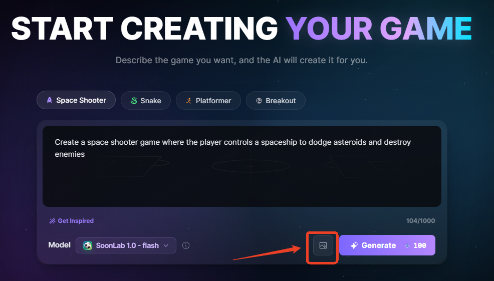 add your game asset in SoonLab