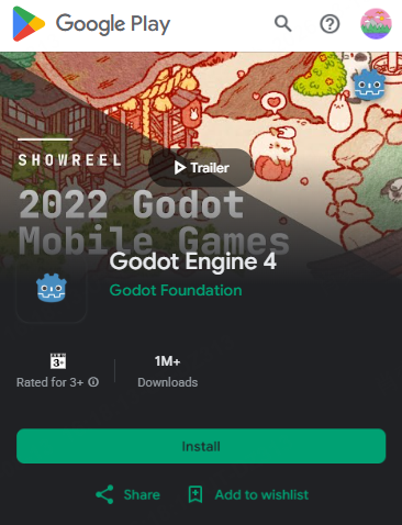 Godot on Google Play