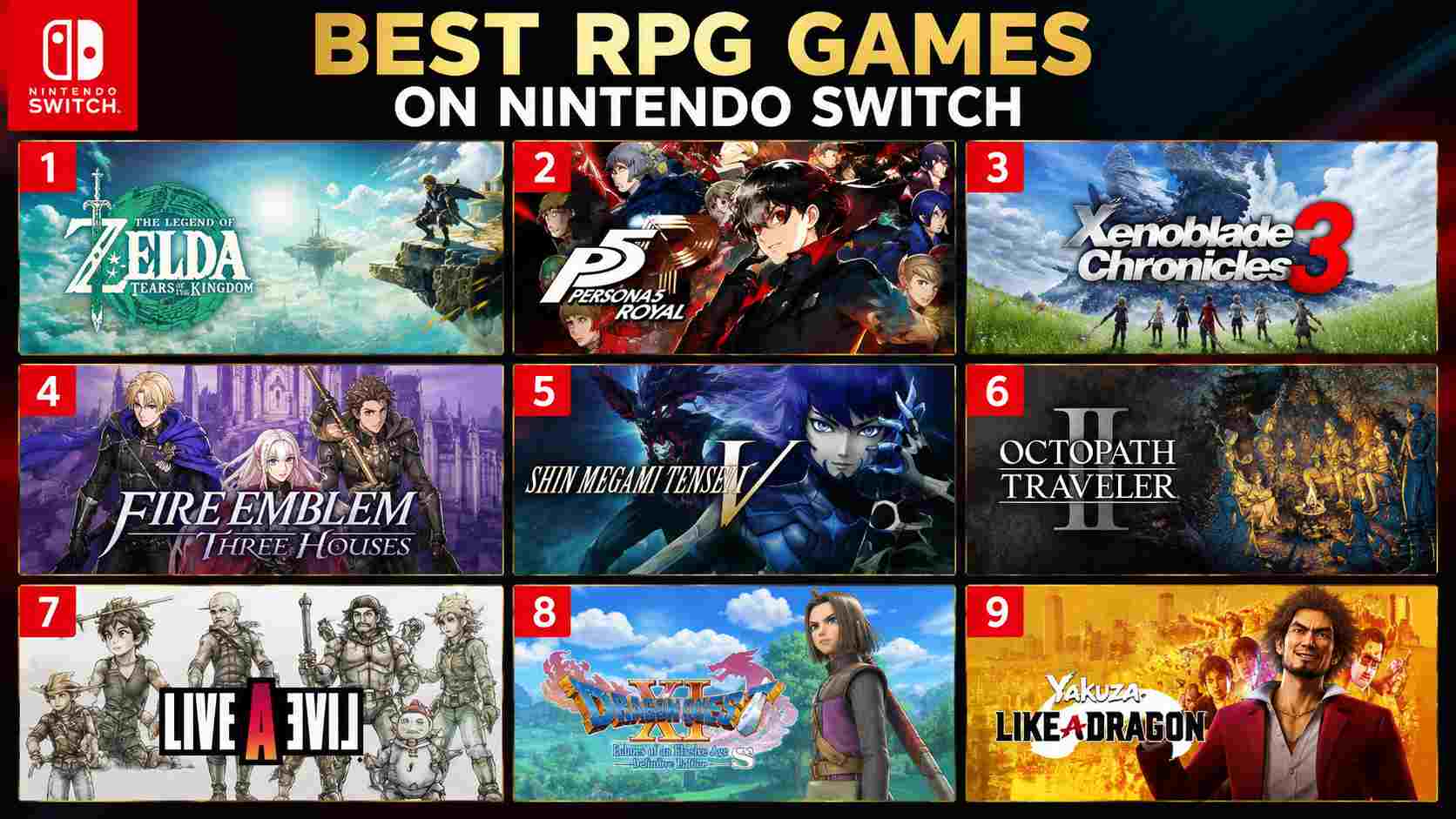 best RPG games for Switch