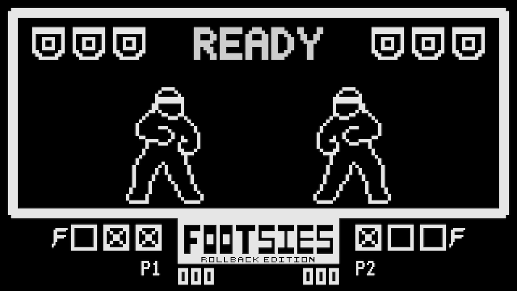 2D fighter game Footsies: Rollback Edition