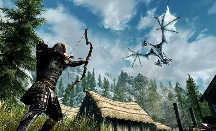 open world game The Elder Scrolls V: Skyrim