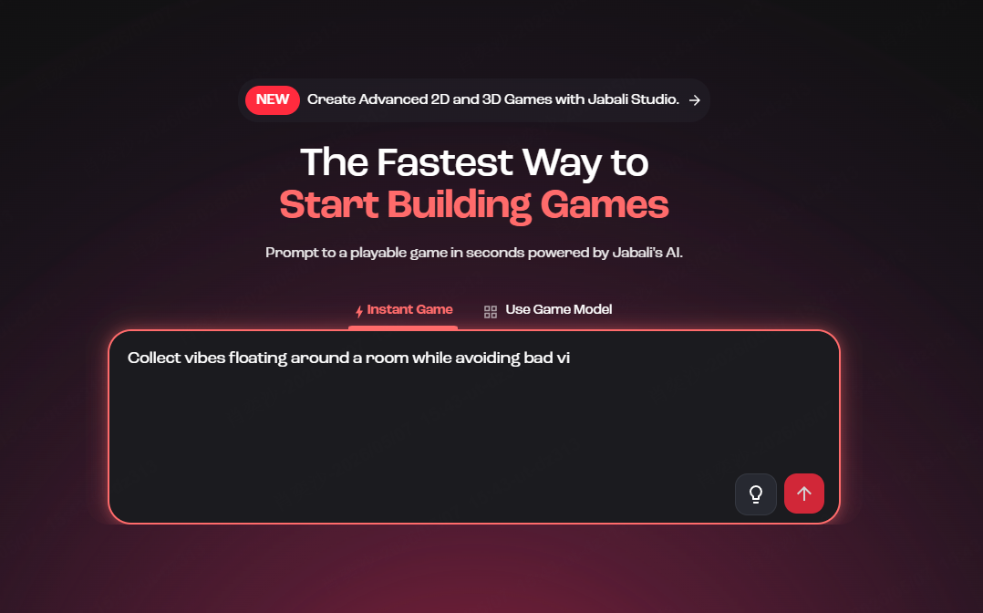 AI game generator Jabali