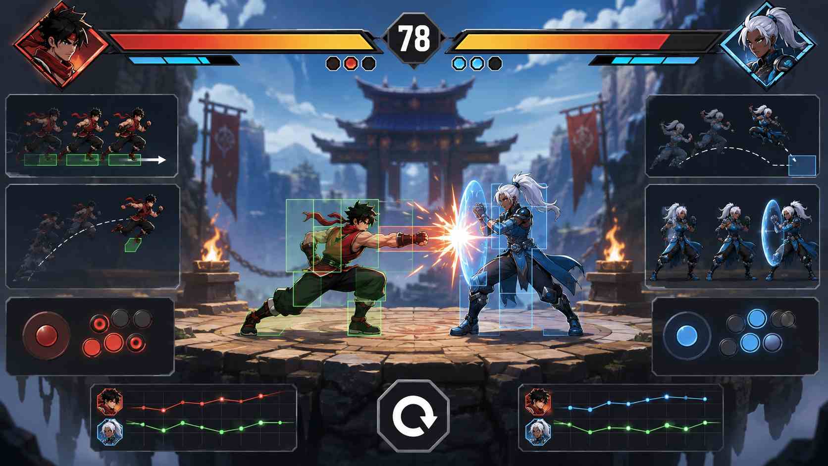 2D fighting game made by SoonLab