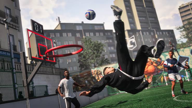 EA Sports FC 27 soccer match gameplay