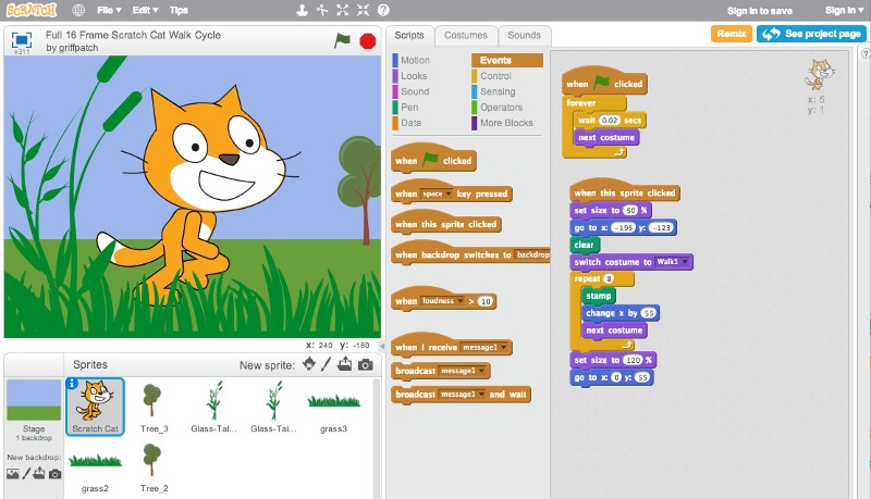 Roblox Studio alternative Scratch