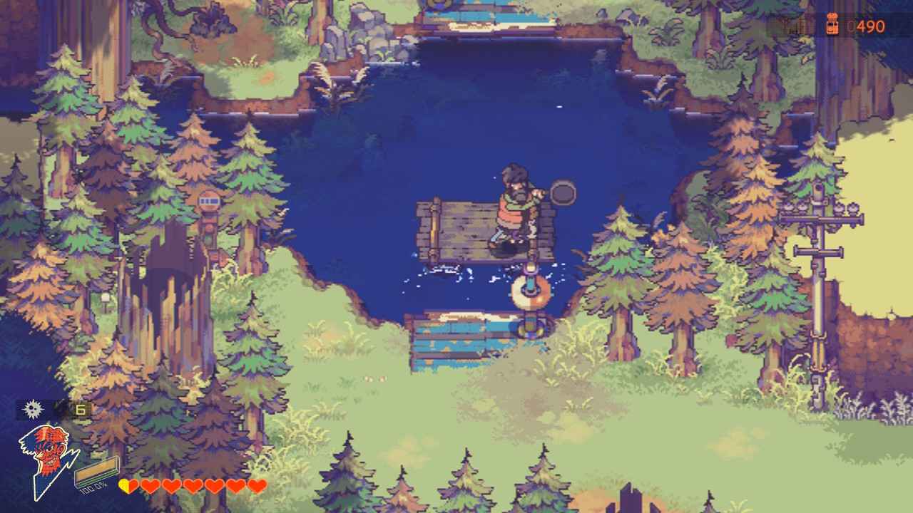 pixel art game Eastward
