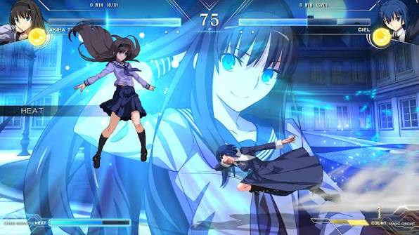 anime fighting game Melty Blood: Type Lumina