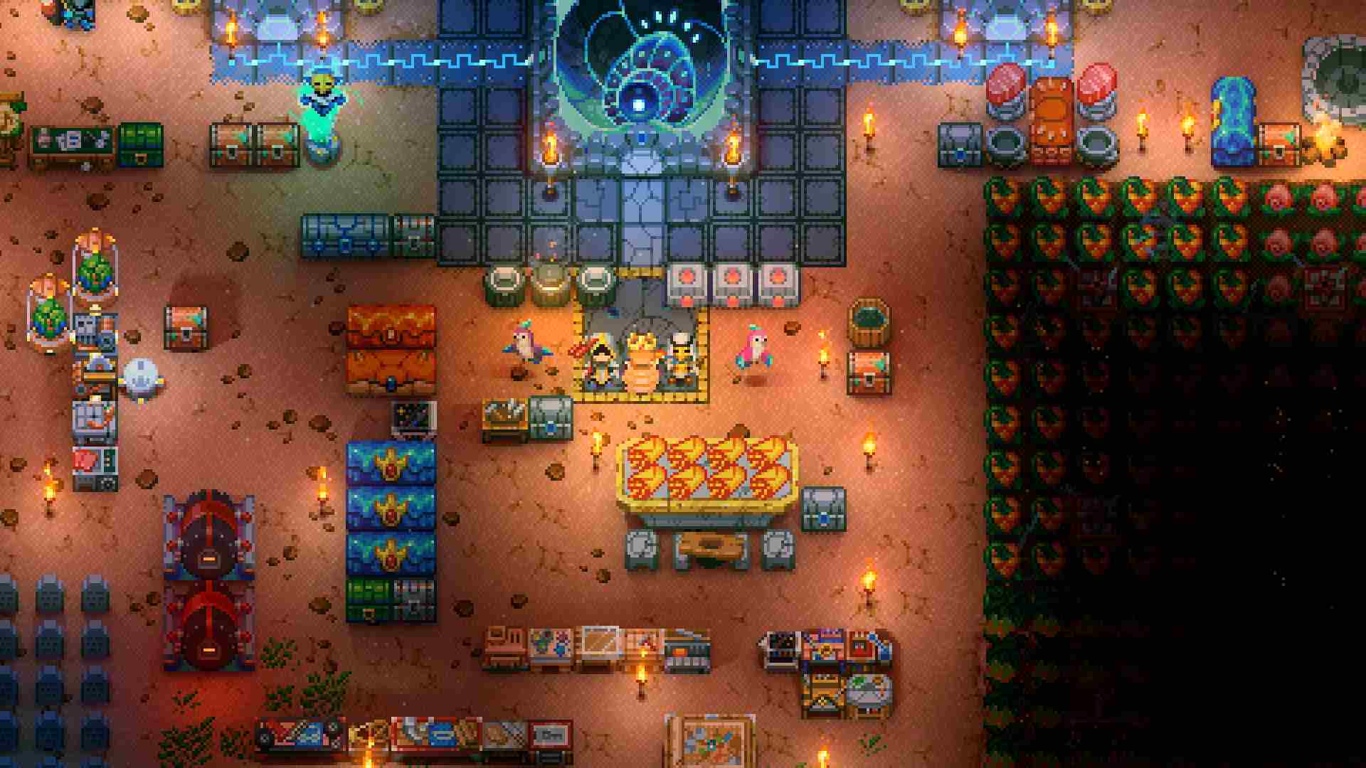 best co-op underground game like Minecraft Core Keeper