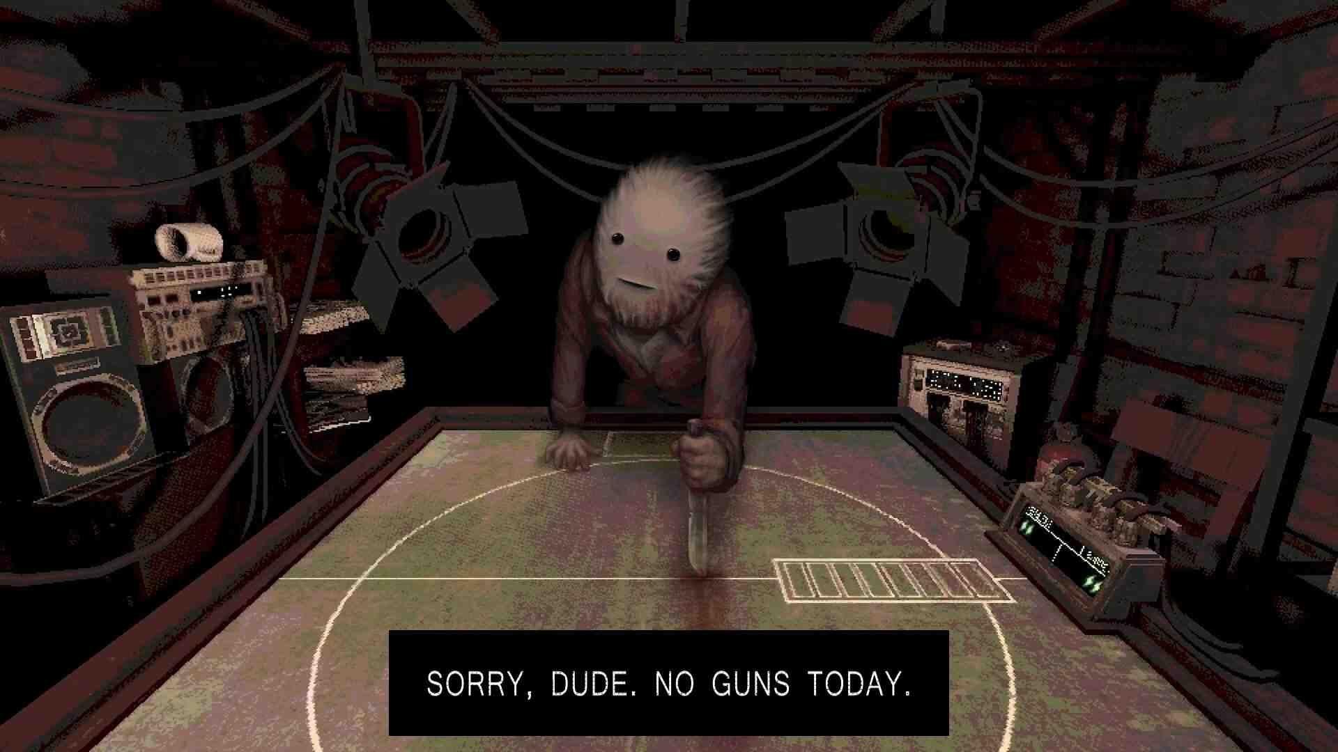 horror indie game Buckshot Roulette