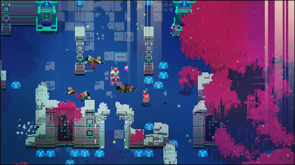 pixel art game Hyper Light Drifter