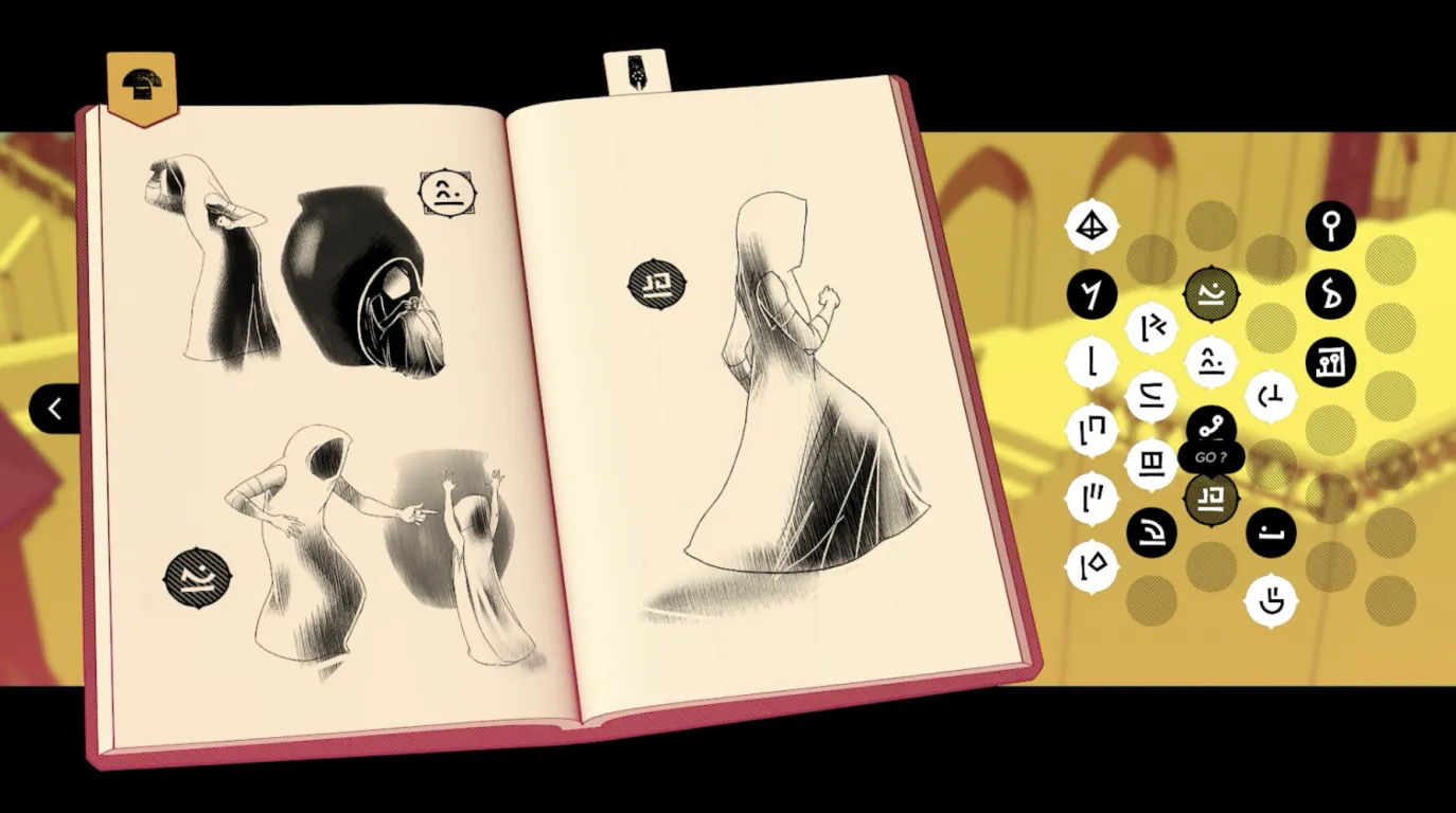 puzzle adventure game Chants of Sennaar