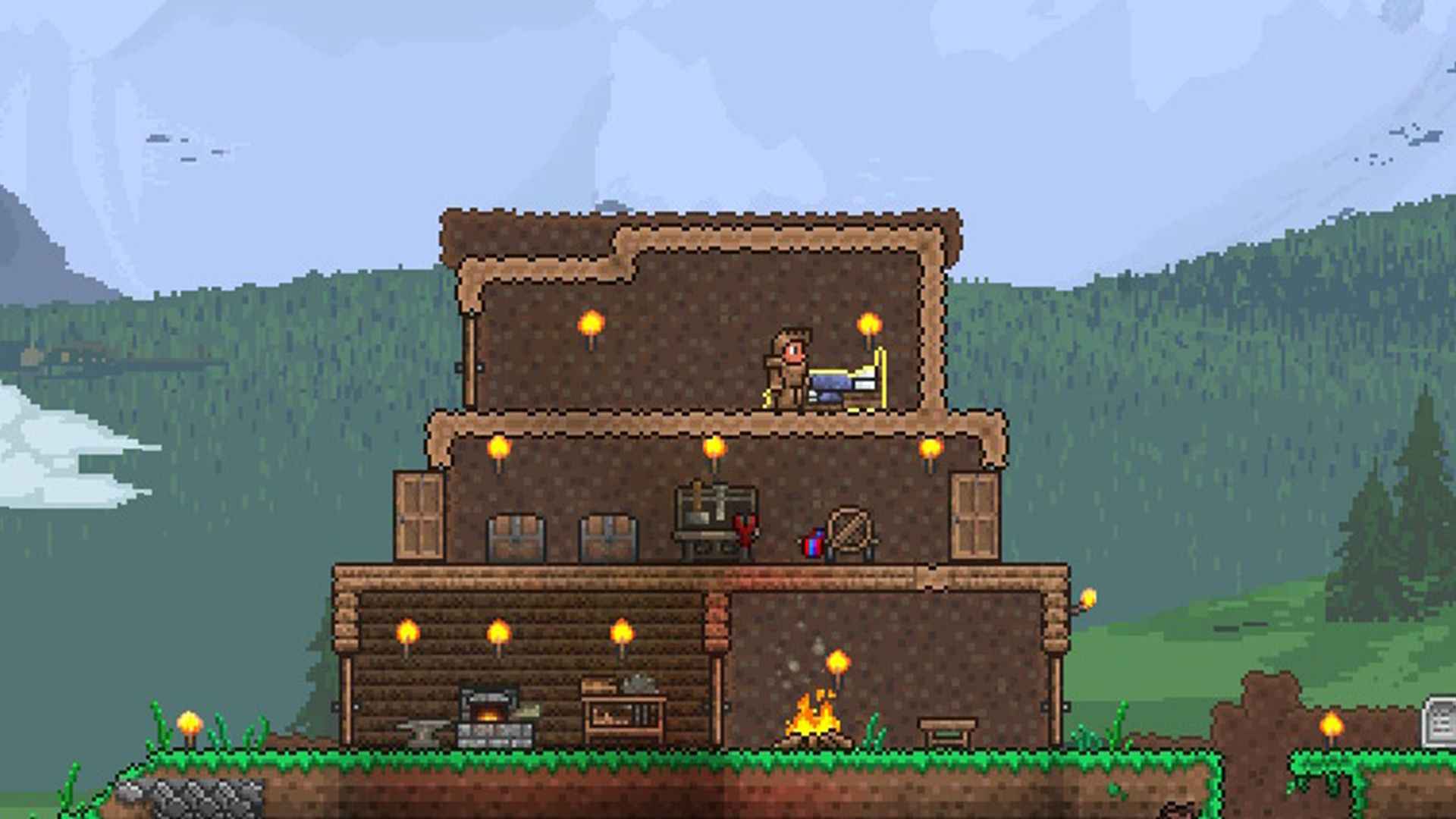 pixel art game Terraria