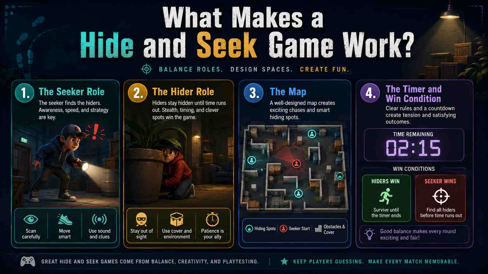 cores of Hide and Seek game