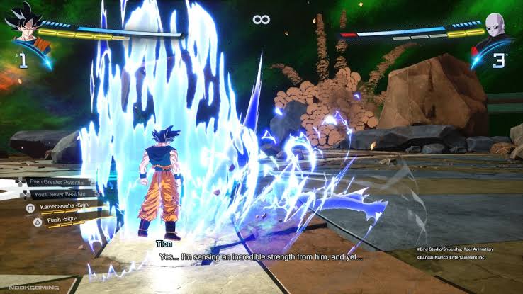 anime fighting game Dragon Ball: Sparking! Zero