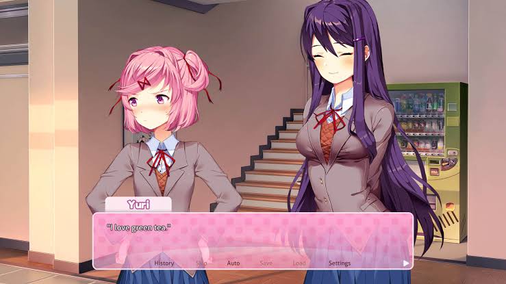 visual novel game Doki Doki Literature Club Plus
