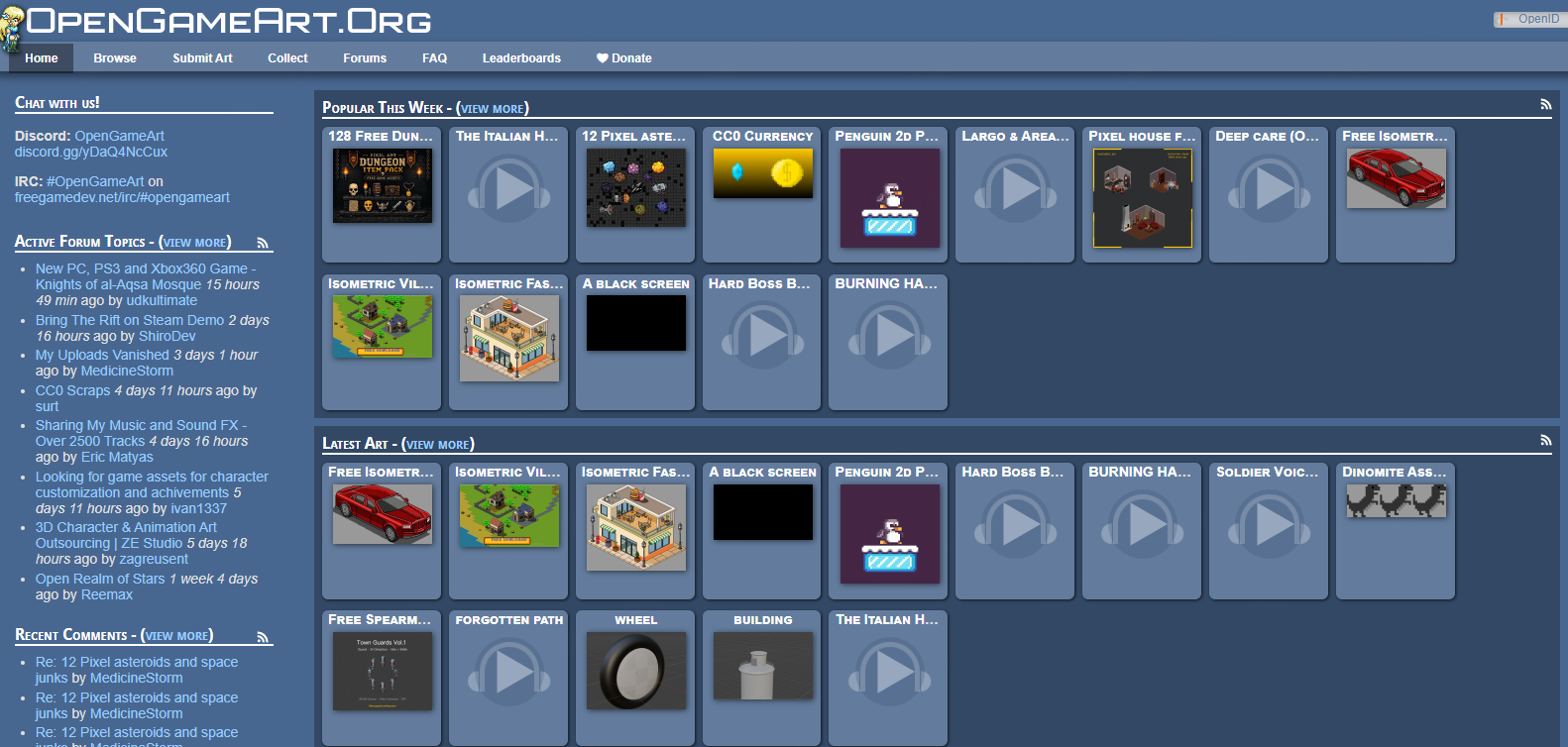 OpenGameArt game asset