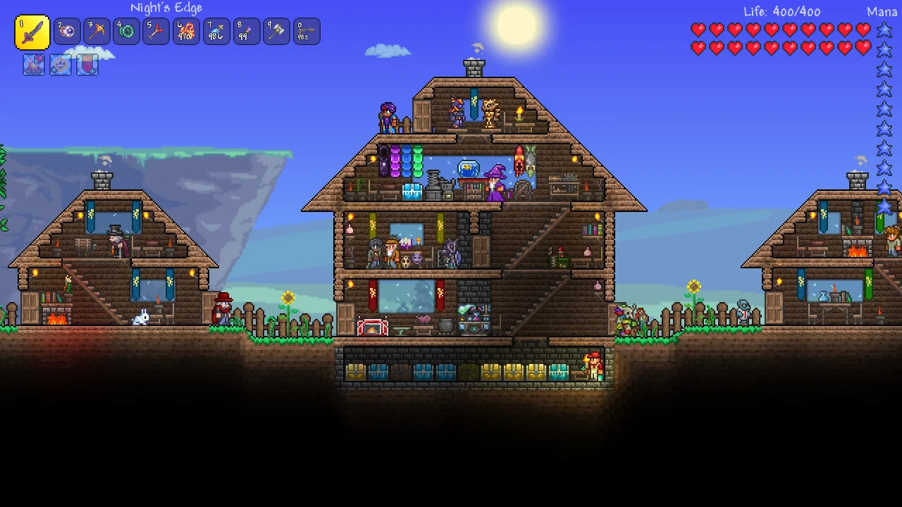 2D Minecraft alternative Terraria