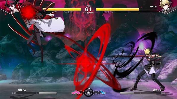 anime fighting game Under Night In-Birth II Sys:Celes
