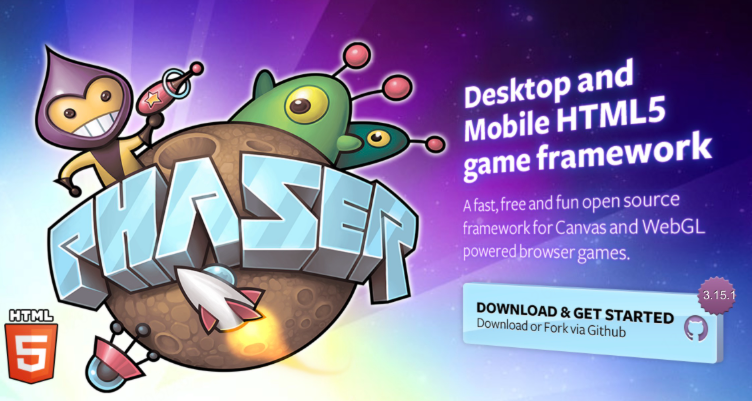2d game engine Phaser