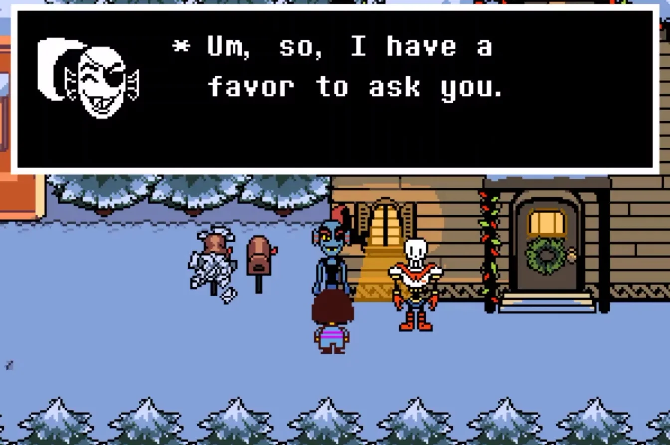 2D game made with GameMaker UNDERTALE