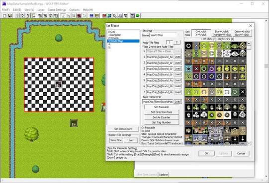 RPG Maker alternative WOLF RPG Editor