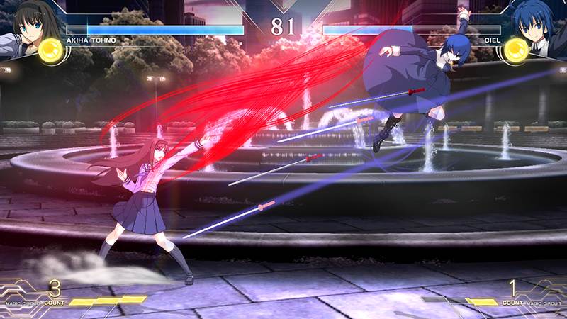 2D fighter game Melty Blood: Type Lumina