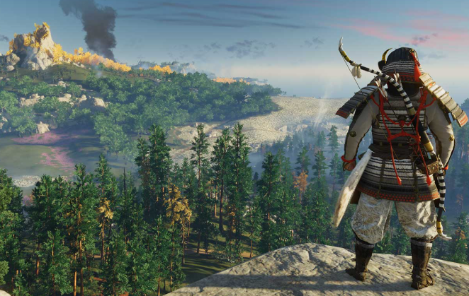 open world game Ghost of Tsushima
