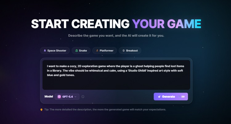 describe your game for ai